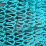 Net Cami Crop Top CoverUp Turquoise