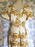 Size M Short Sleeve Knee Length Dress Cotton