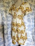 Size M Short Sleeve Knee Length Dress Cotton