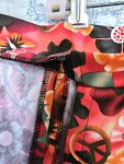 Size S Wrap Around Mini Skirt Groovy Red