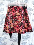 Size S Wrap Around Mini Skirt Groovy Red