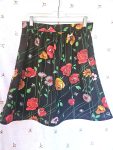 Size M Short Skirt in Vintage Fabric