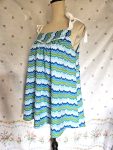 Size M Baby Doll Nightie Blue Cotton