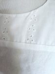 Size L Retro Cotton Eyelet Cropped Top
