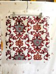 Set of Two Cushion Covers 18" Vintage Fabric