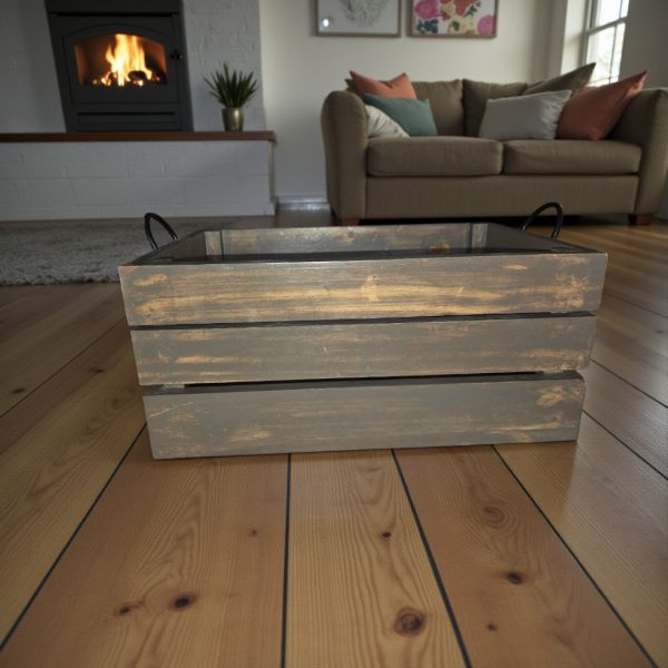 Farmhouse Storage Crate