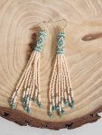 Western Fringe Beaded Earrings