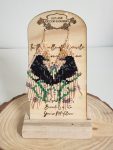 Crow Garden Fringe Beaded Earrings