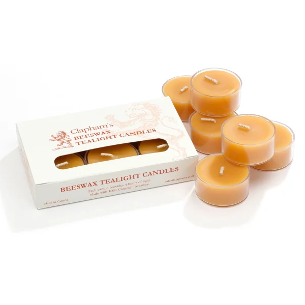 Clapham's Beeswax Tealight Candles