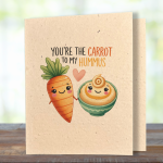 Carrot & Hummus - Better Together Plantable Card