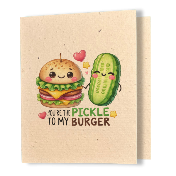 Pickle & Burger - Better Together Plantable Card