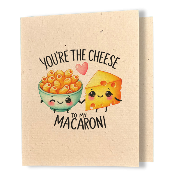 Cheese & Macaroni - Better Together Plantable Card