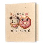 Cream & Coffee - Better Together Plantable Card