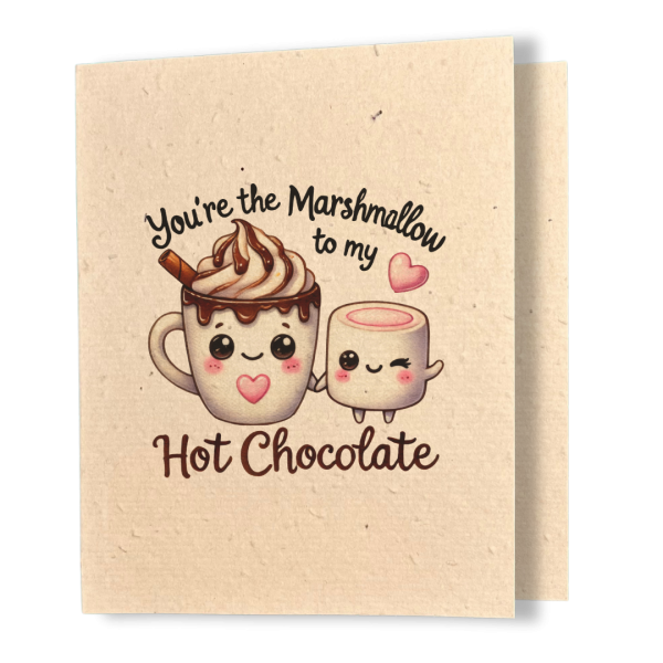 Marshmallow & Hot Chocolate - Better Together Plantable Card