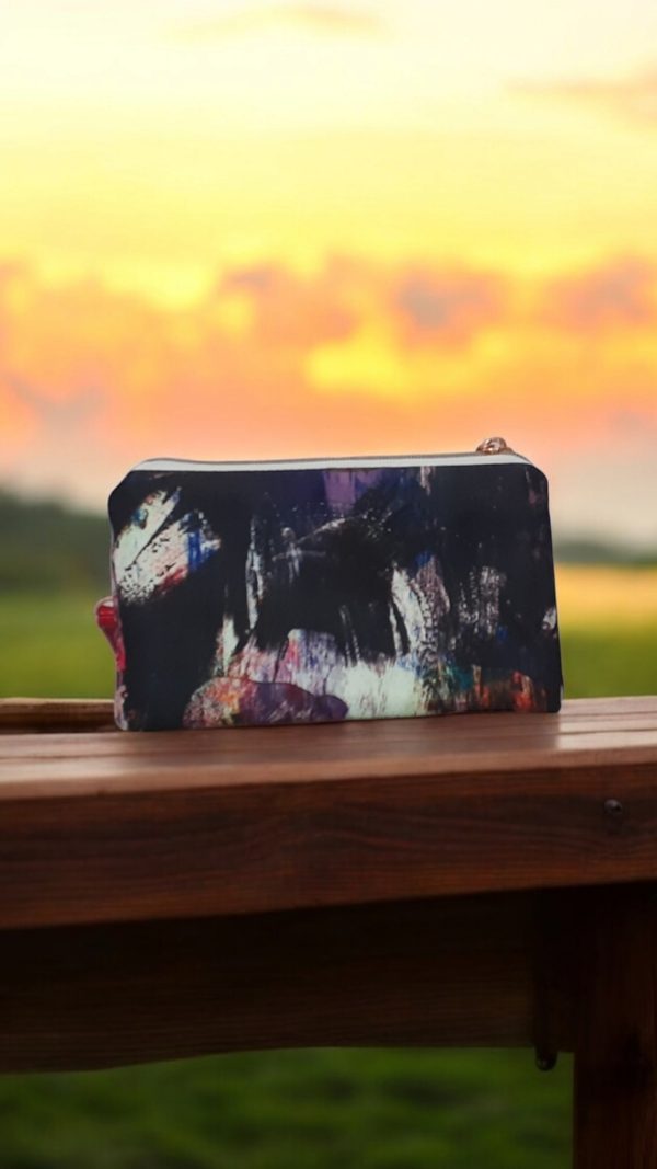 Triple Zipper Pouch