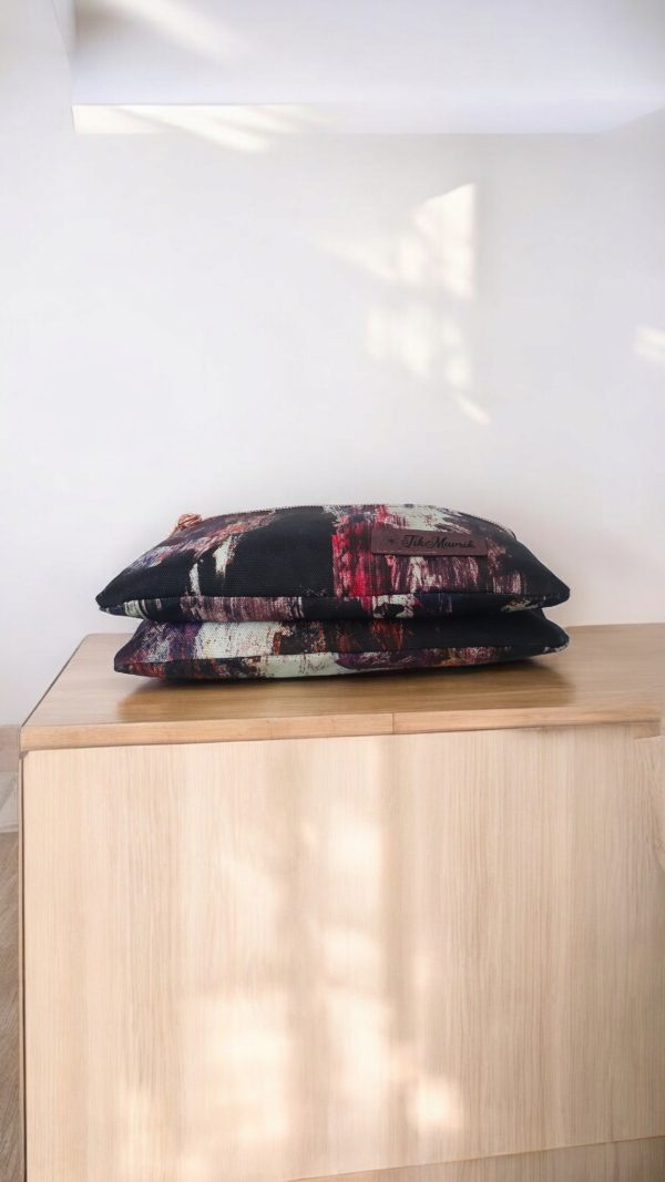 Triple Zipper Pouch