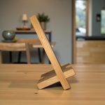 Cell and Tablet Hardwood Holders