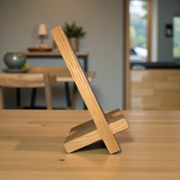 Cell and Tablet Hardwood Holders