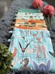 Handmade Quilted Cotton Zipper Pouch| Animal Themed