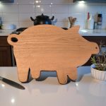 Pig Shaped Charcuterie Board