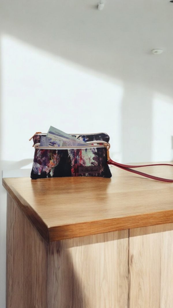 Triple Zipper Pouch