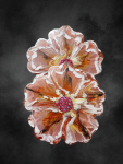 Resin Art Coasters 6" Retro look florals pairs