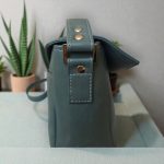 The Zara, Shoulder/Crossbody bag with sleek geometric lines and an asymmetrical flap