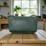 The Zara, Shoulder/Crossbody bag with sleek geometric lines and an asymmetrical flap