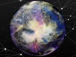 Resin Art Coasters 3.5" Galaxy