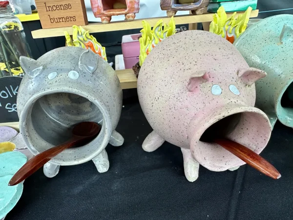 ceramic salt pig