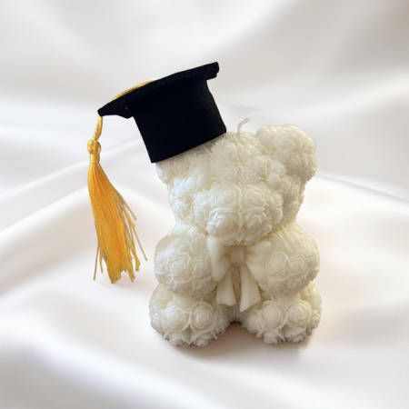 Graduation Day Celebration - Teddy Bear Souvenir Candle, 170 g