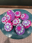 Easter Eggs in wool
