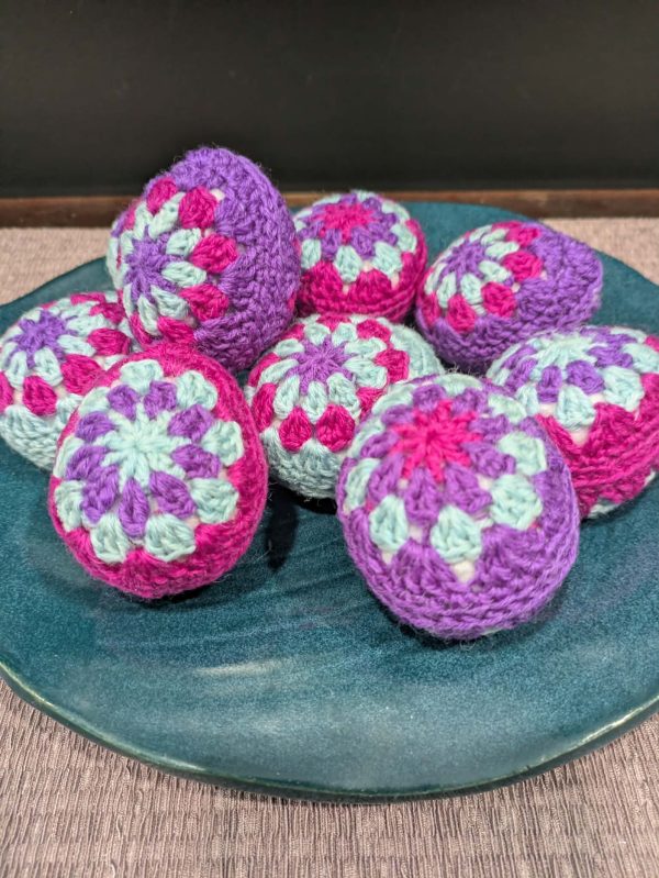 Easter Eggs in wool
