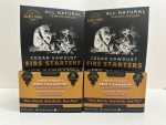 Clem & Simms Cedar Fire Starters – 4 Box Bundle -144 Fires – (Free Shipping)