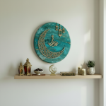 Ramadan Crescent | Ocean-Inspired Islamic Resin Art