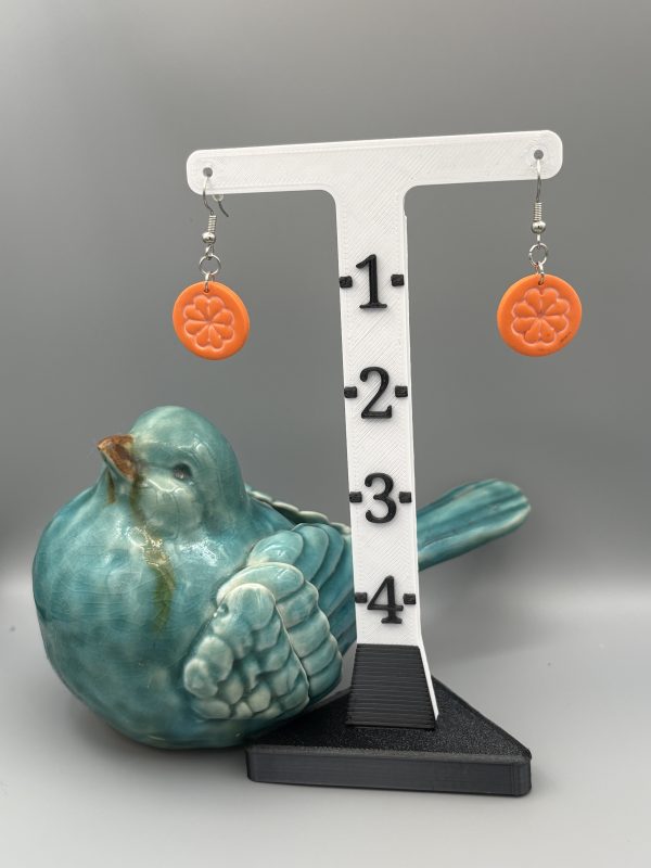 Orange Slices Dangle Earrings