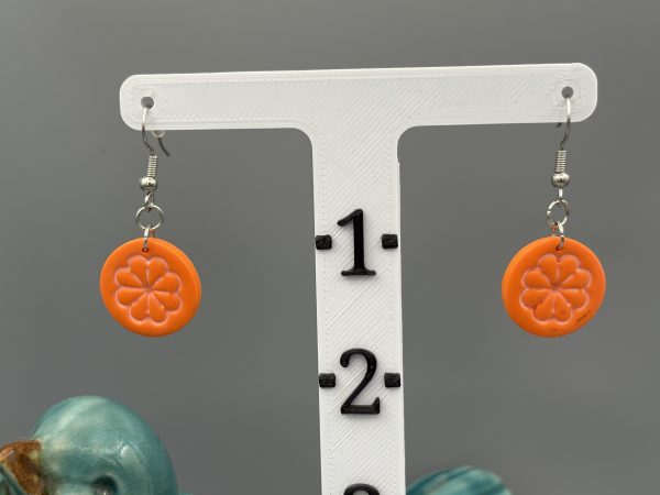 Orange Slices Dangle Earrings