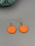 Orange Slices Dangle Earrings