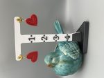 Red Heart Dangle Earrings