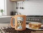 Handpainted Coffee Mug for Culinary Diva