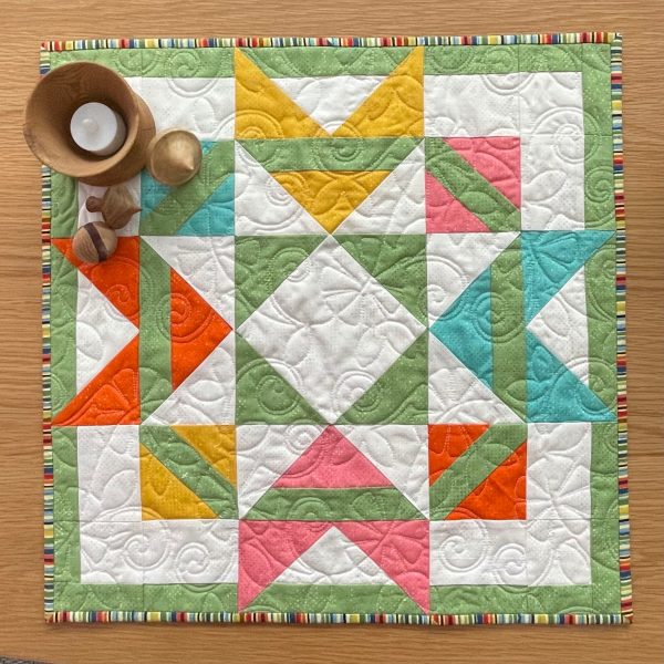 Quilted Spring Table Topper