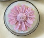 Celebration Pink Daisy & Pearls Candle, 170 g