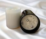 Wedding Guest Table, Decorative Black and White Candles, 227 g each