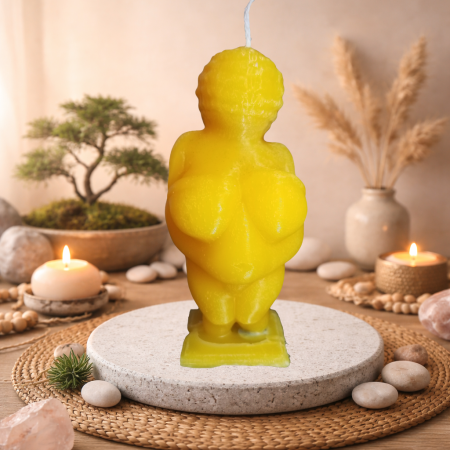Venus of Willendorf Beeswax Candle