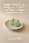 Fresh Mint Teardrop Earrings – Simple, Modern, and Effortlessly Chic