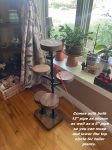 Industrial Plant Stand: 5,6 or 7 Tier Freestanding Metal Plant Holder - FREE SHIPPING
