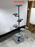 Industrial Plant Stand: 5,6 or 7 Tier Freestanding Metal Plant Holder - FREE SHIPPING