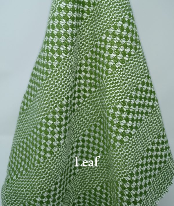 Handwoven Tea Towels / Linge à vaisselle tissé à la main / Green Collection