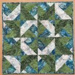 Quilted Batik Table Topper
