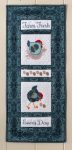 Quilted & Embroidered Table Topper/Wall Hanging
